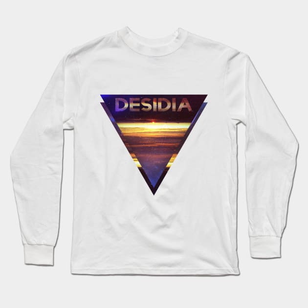 Desidia Triangle Tee Long Sleeve T-Shirt by Desidia